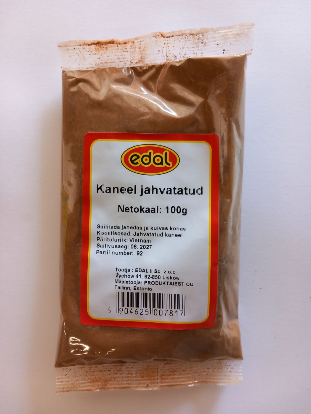 Kaneel jahvatatud 100 g