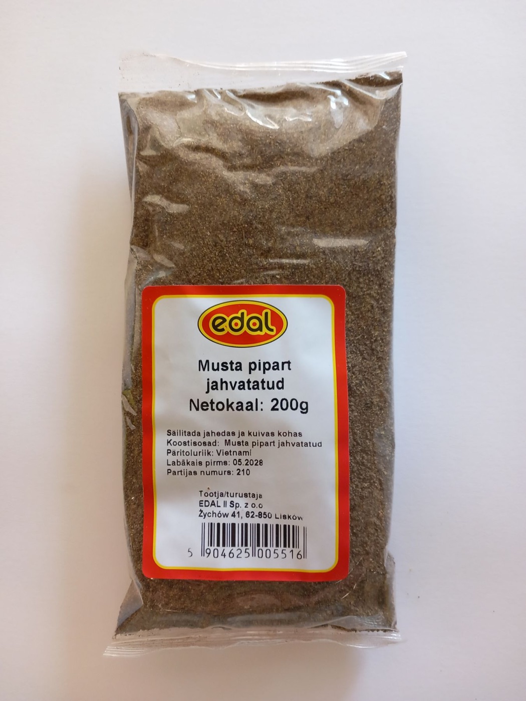 Must pipar jahvatatud 200 g