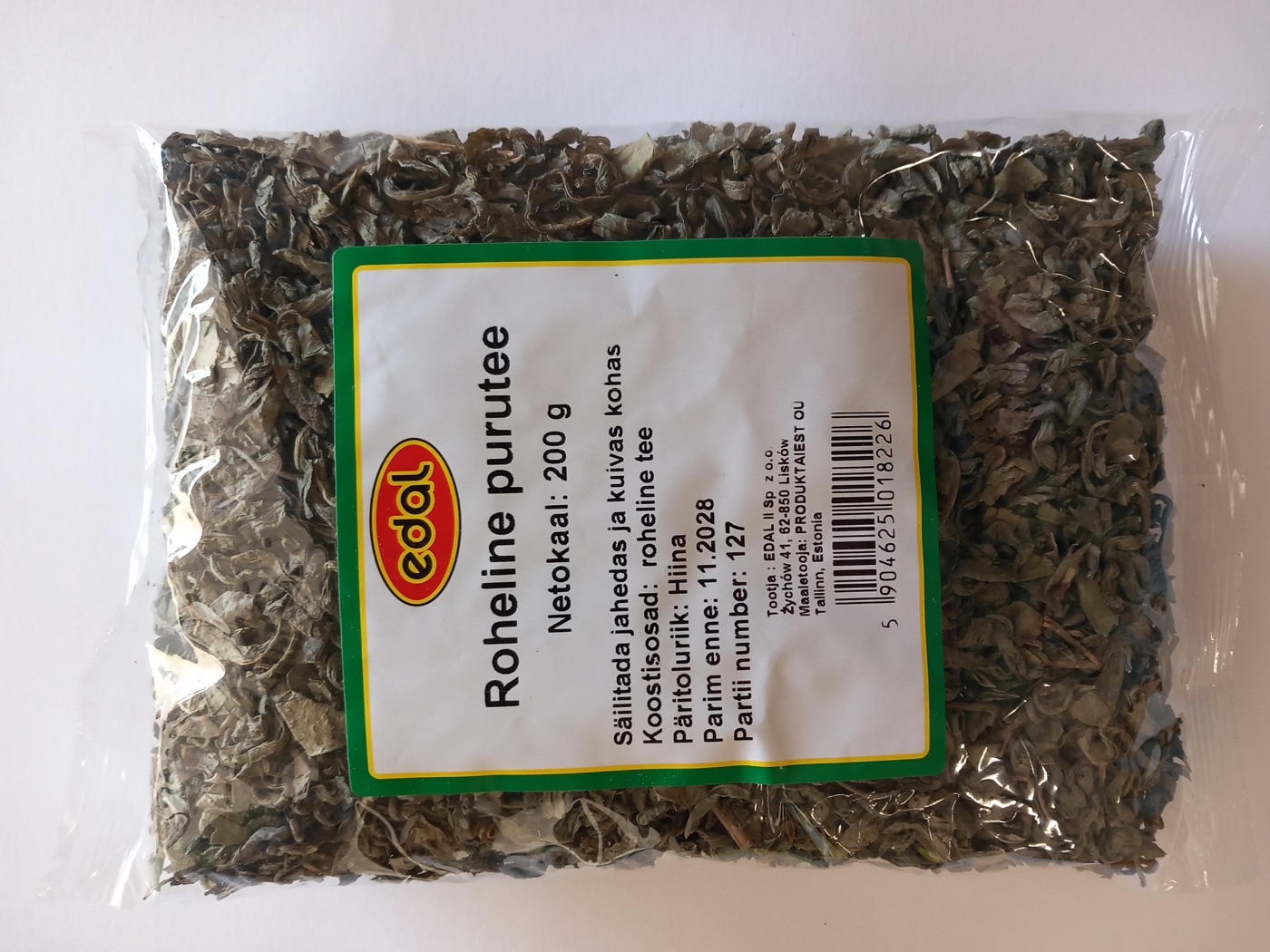 Roheline purutee 200 g